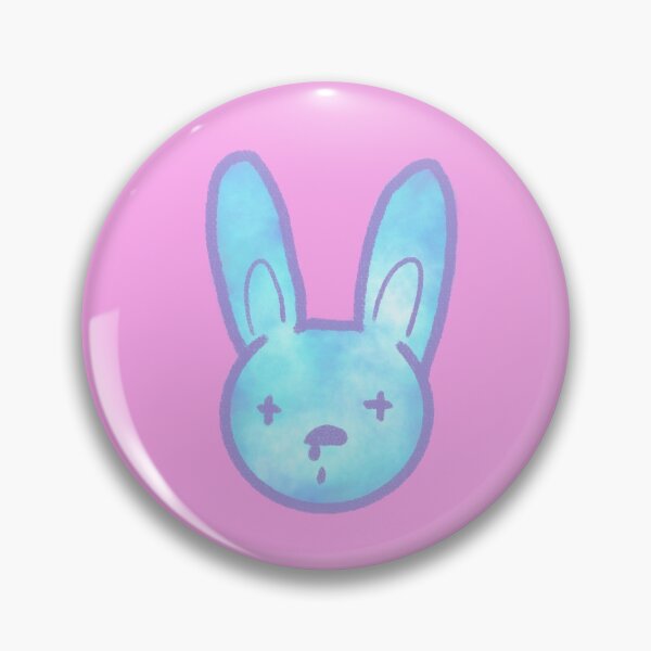 Item preview, Blue bad bunny logo drip designed and sold by Kirstin Martinez.