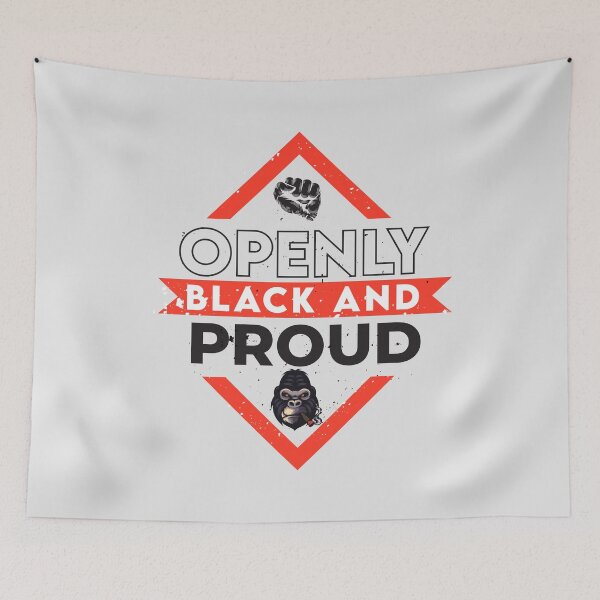 Item preview, Openly Black and Proud | Black Life designed and sold by graphic-genie.