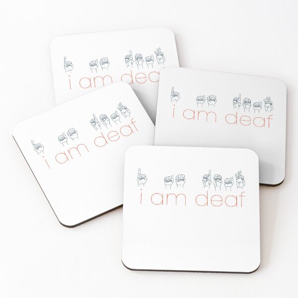 Item preview, I Am Deaf | Hard of Hearing | Hearing Impaired designed and sold by Tasha McGlashan.