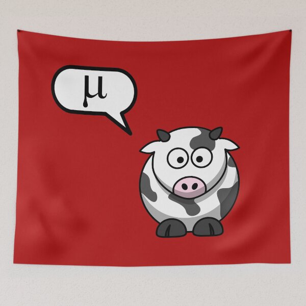 Item preview, Science Cow - Funny Science - Microbiology, Molecular Biology, Mathematics, Laboratory, Statistics designed and sold by jadedscientist.