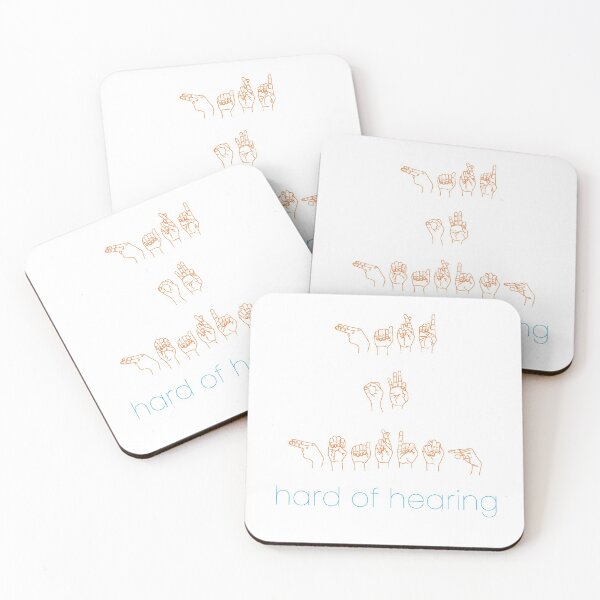 Item preview, Hard of Hearing | American Sign Language | Hearing Impaired designed and sold by Tasha McGlashan.