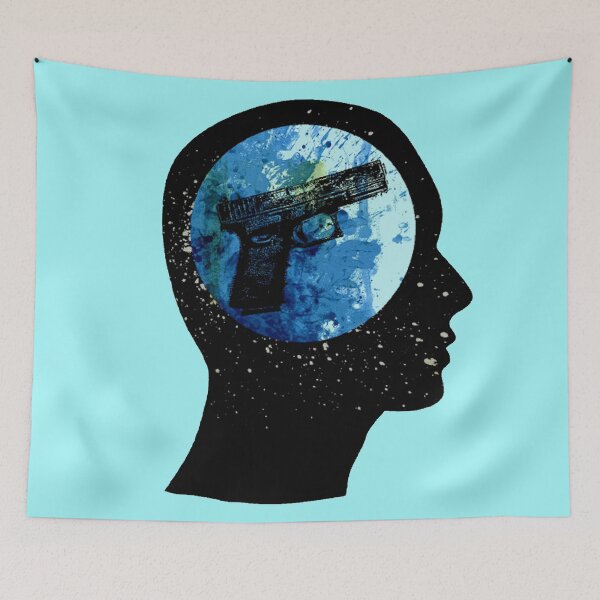 Item preview, Gun in Brain- Psychology Design designed and sold by Psychologist's Inventory.