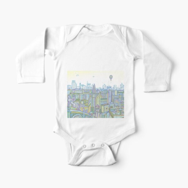 Megatropolis, Riddle District Long Sleeve Baby One-Piece