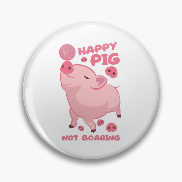 Item preview, Happy Pig, Not Boaring designed and sold by Andantino.