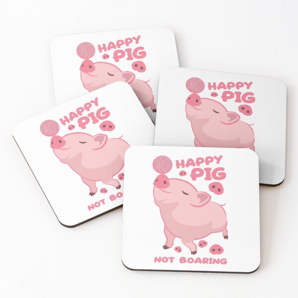 Item preview, Happy Pig, Not Boaring designed and sold by Andantino.