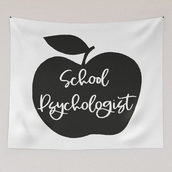 Item preview, School Psychologist Apple Logo- Psychology Design designed and sold by Psychologist's Inventory.