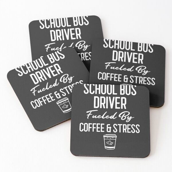 Item preview, School Bus Driver Fueled By Coffee & Stress Bus Driver Gift designed and sold by EricJP.