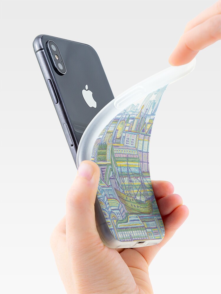 Alternate view of Megatropolis, Marina District iPhone Case & Cover