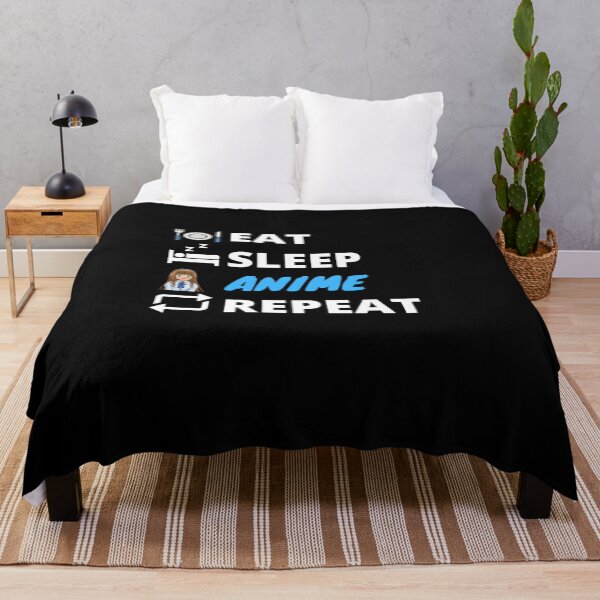 Item preview, Eat Sleep Anime Repeat designed and sold by Crafty-Mornings.