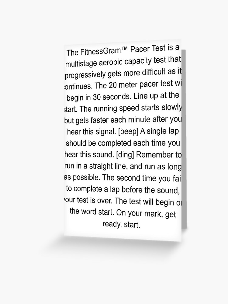 fitness gram pacer test copy and paste