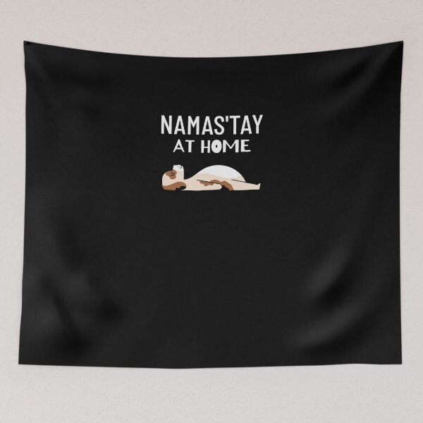 Item preview, Namastay At Home - Cute Yoga Dog designed and sold by findot.