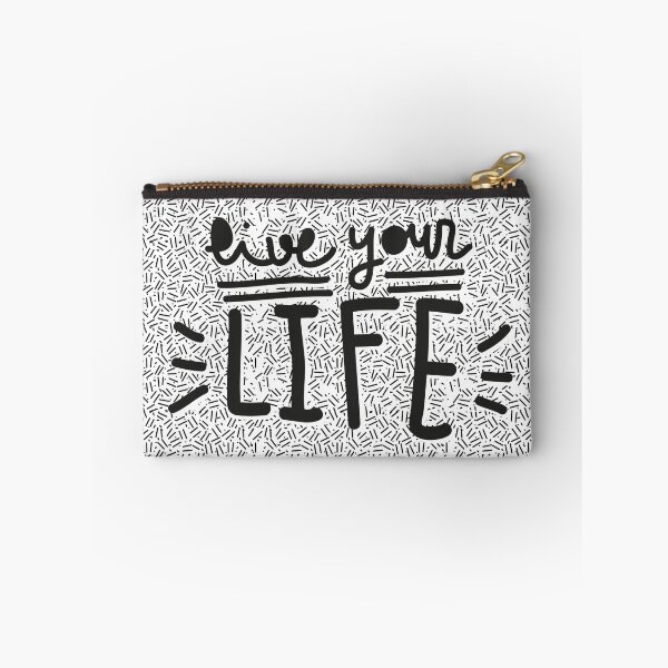 Item preview, live your life- Memphis pattern designed and sold by nestastic.