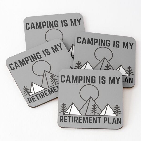 Item preview, Camping Is My Retirement Plan Simple Design designed and sold by SweetAndSpice.