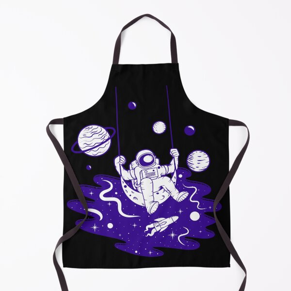 Item preview, Moon Swing Astronaut  - Cute Space designed and sold by YueHeng Creates ⭐⭐⭐⭐⭐.