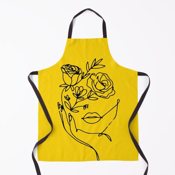 Item preview, Abstract head with long eyelashes and flowers line vector drawing designed and sold by morega-designer.