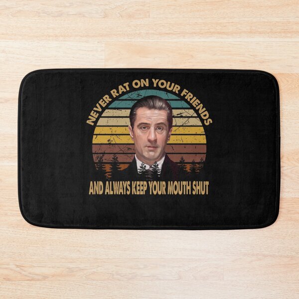 Item preview, never rat on your friends handsome black goodfellas art gift for fans designed and sold by Stephenolice.