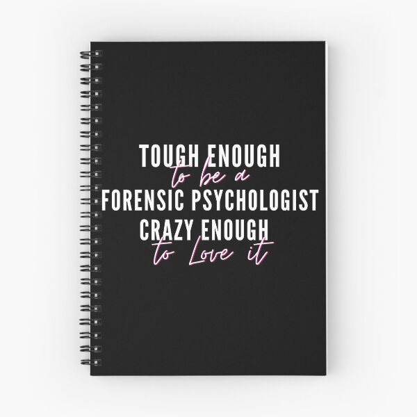 Item preview, Tough enough to be a Forensic Psychologist, crazy enough to love it- Psychology Design designed and sold by Psychologist's Inventory.