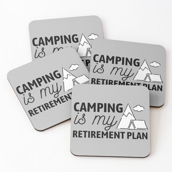 Item preview, Camping Is My Retirement Plan Mountain Design designed and sold by SweetAndSpice.