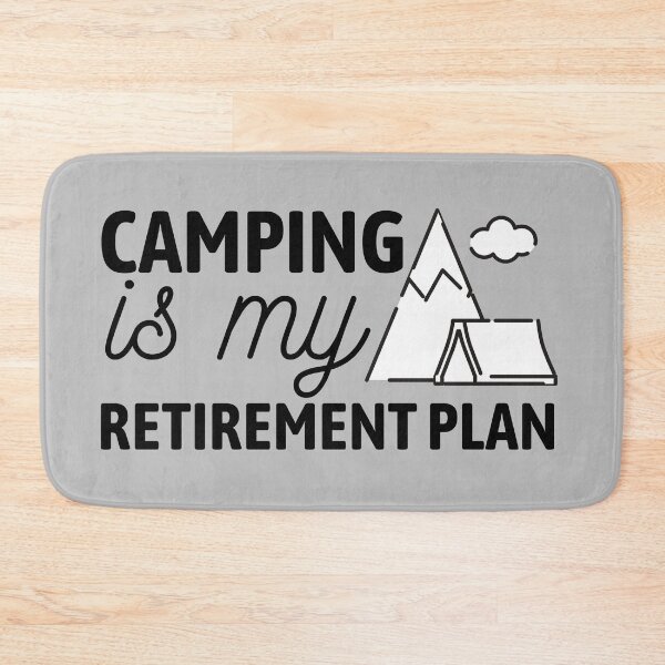 Item preview, Camping Is My Retirement Plan Mountain Design designed and sold by SweetAndSpice.