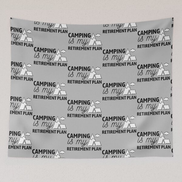 Item preview, Camping Is My Retirement Plan Mountain Design designed and sold by SweetAndSpice.