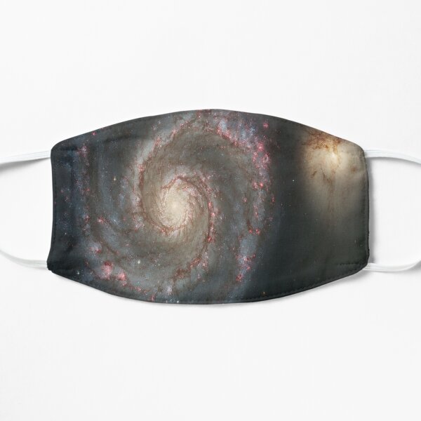 M51 Galaxy - Whirlpool Galaxy, Astronomy, Cosmology, AstroPhysics, Universe Small Mask