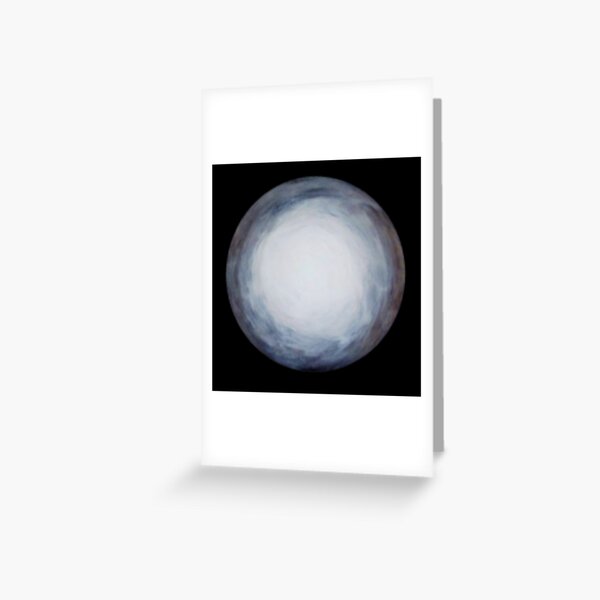 TUNNEL OF LIGHT - Yoga Art Design (Black&White - Circle Version) - scroll down Greeting Card