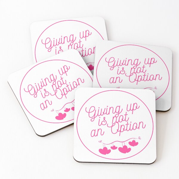 Item preview, Giving up is not an option designed and sold by Inspired2Live.