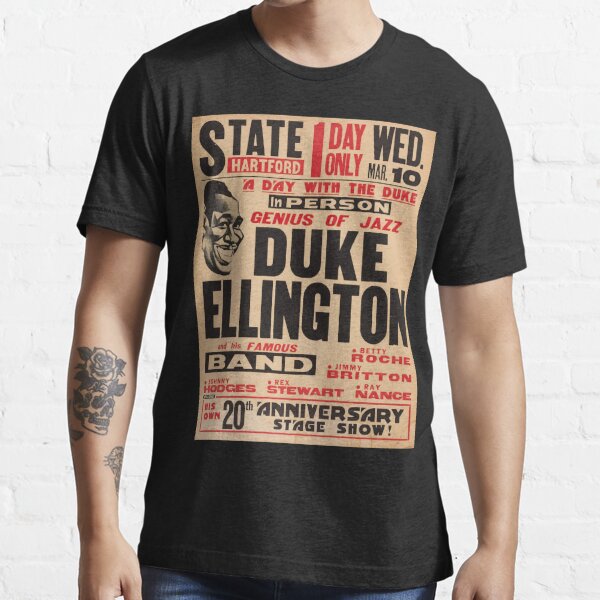 "Duke Ellington Genius of Jazz" T-shirt for Sale by food-for-jazz