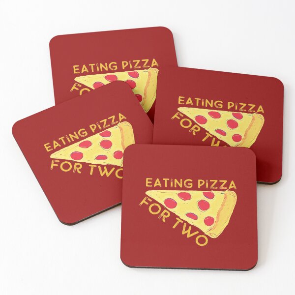 Item preview, Eating Pizza for Two Pregnant  designed and sold by DesignsofNote.