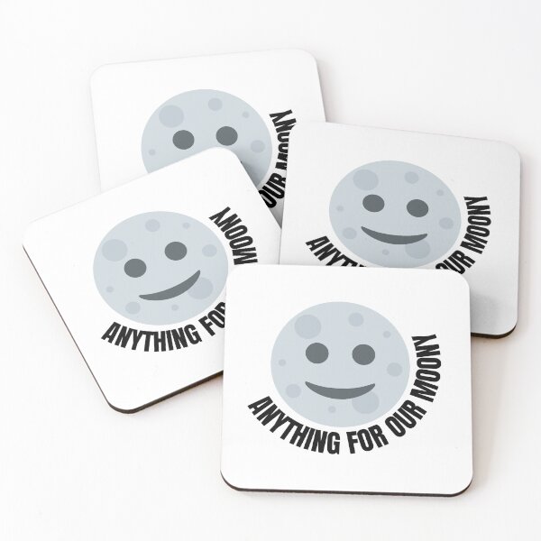 Item preview, Anything For Our Moony Black And White designed and sold by KananiandKiki.