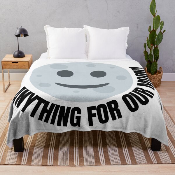 Item preview, Anything For Our Moony Black And White designed and sold by KananiandKiki.
