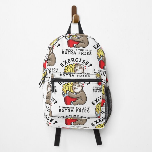 Item preview, Cute Sloth Exercise I Thought You Said Extra Fries designed and sold by pablomendoza.