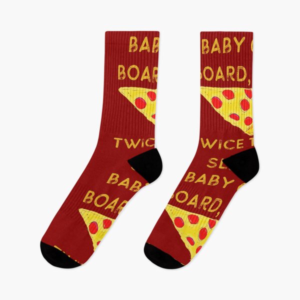 Item preview, Twice the Slice Funny Pregnancy Pizza designed and sold by DesignsofNote.
