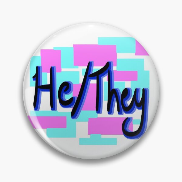 Item preview, He/They Trans designed and sold by LEWBunnii.