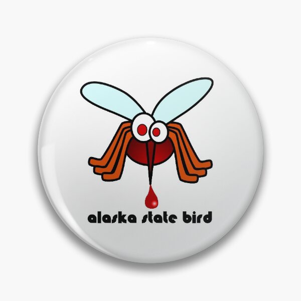 Item preview, Alaska State Bird- Mosquito designed and sold by AlaskaExtreme.