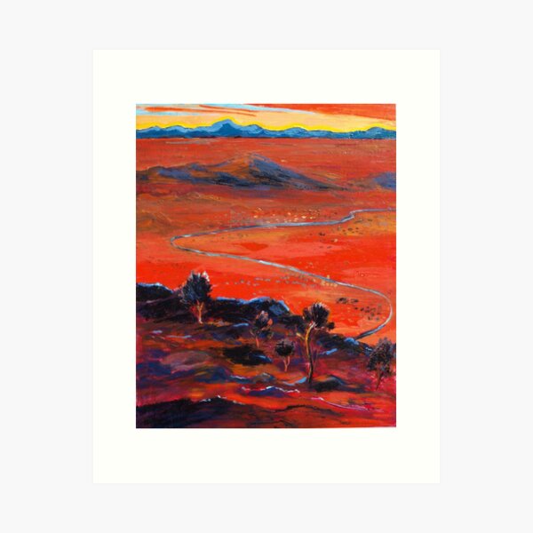 Item preview, The Living Desert, Broken Hill,S.A. Sunset.  designed and sold by ginnymac.