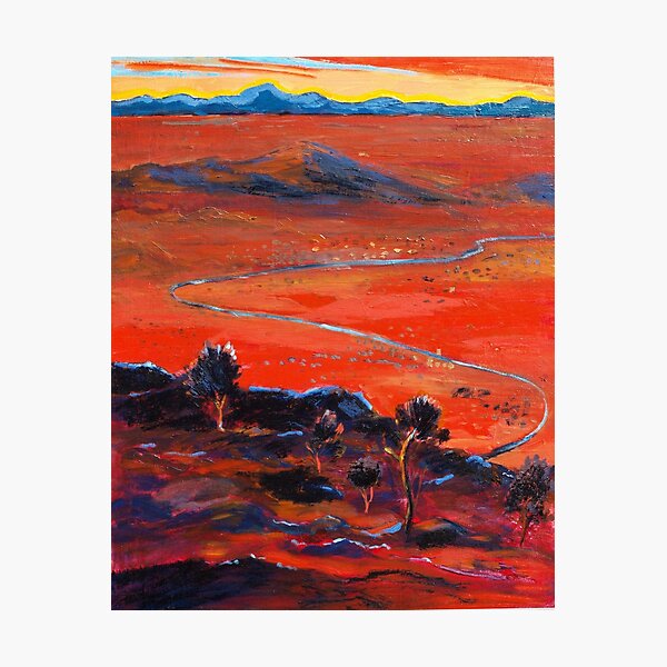 Item preview, The Living Desert, Broken Hill,S.A. Sunset.  designed and sold by ginnymac.