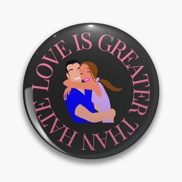 Item preview, LOVE IS GREATER THAN HATE Design designed and sold by LevelUpMerch.