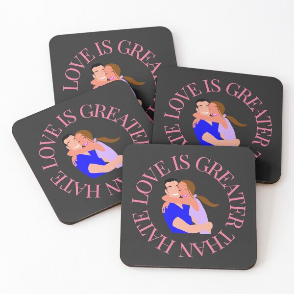 Item preview, LOVE IS GREATER THAN HATE Design designed and sold by LevelUpMerch.