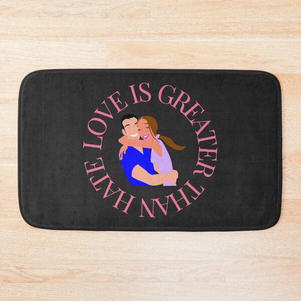 Item preview, LOVE IS GREATER THAN HATE Design designed and sold by LevelUpMerch.