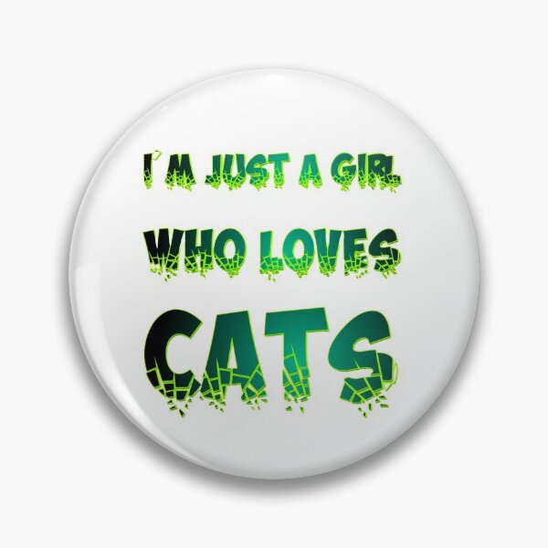 Item preview, Solo soy una chica que ama a los gatos: texto verde claro, negro y verde designed and sold by AnnaBBS.