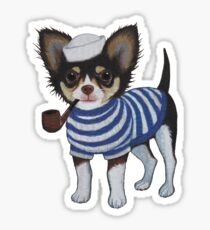 Sailor Chihuahua Sticker