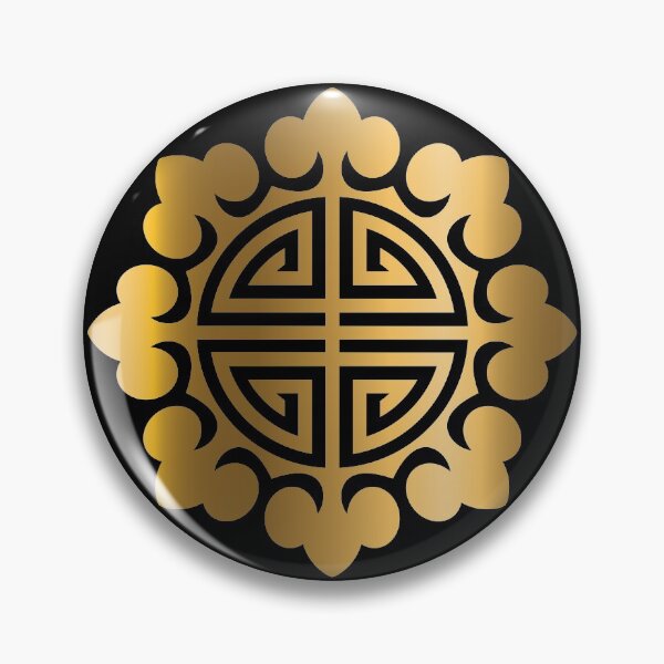 Item preview, Korean Traditional Gold Pattern Style 6 on Black BG designed and sold by FollowtheOrigin.