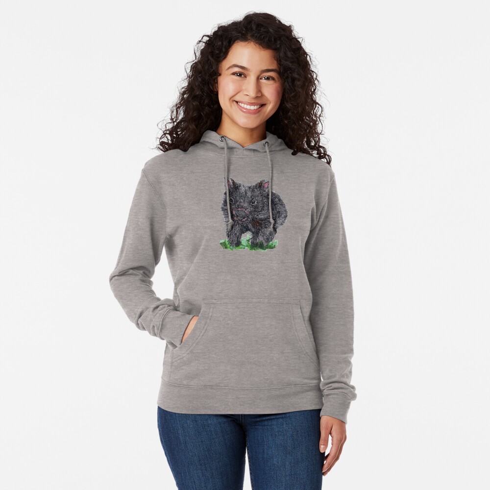 Billie the Baby Wombat Lightweight Hoodie