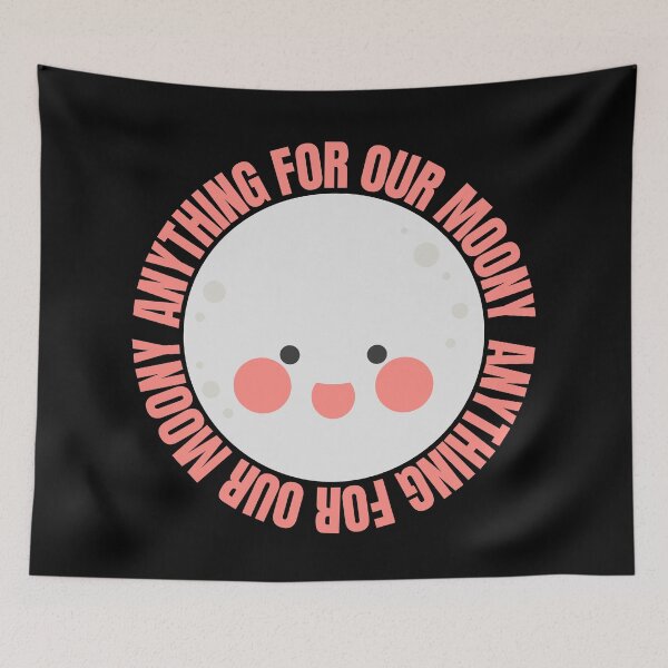 Item preview, Anything For Our Moony Cute Peach Moon designed and sold by KananiandKiki.