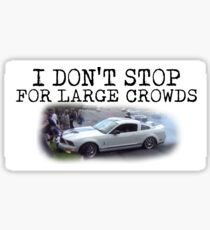 Ford Mustang - Crowd Killer Sticker