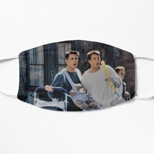Chandler y Joey Mascarilla plana