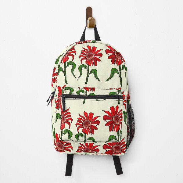 Item preview, Single red sunflower with a friend designed and sold by Wildwagner.
