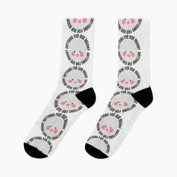 Item preview, Anything For Our Moony Cute Peach Black and White Moon designed and sold by KananiandKiki.