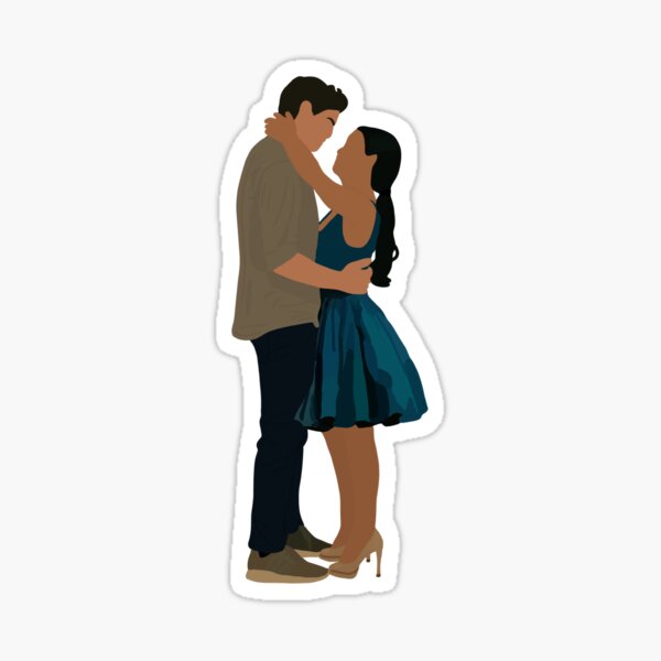Peter Kavinsky and Lara Jean Sticker